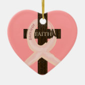 Roze lint van Faith Ornament (Voorkant)