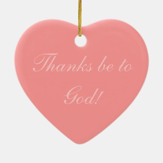 Roze lint van Faith Ornament (Achterkant)