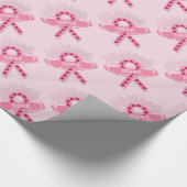 Roze lint van Hope Roze inpakpapier (Hoek)