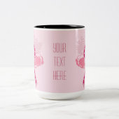 Roze lint van hoproze Mok (Center)