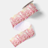 Roze Lint Vlinders in Tuin (Achterkant)