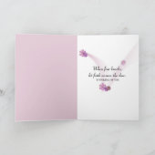 Roze lint voor borstkanker kaart (Binnen)