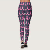 Roze lint voor borstkanker, Midnight Leggings (Achterkant)