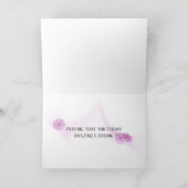 roze lint voor het overleven van borstkanker kaart (Binnen)