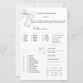 Roze lint voorspellingen & advies spelletjes voor