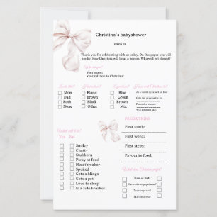 Roze lint voorspellingen & advies spelletjes voor