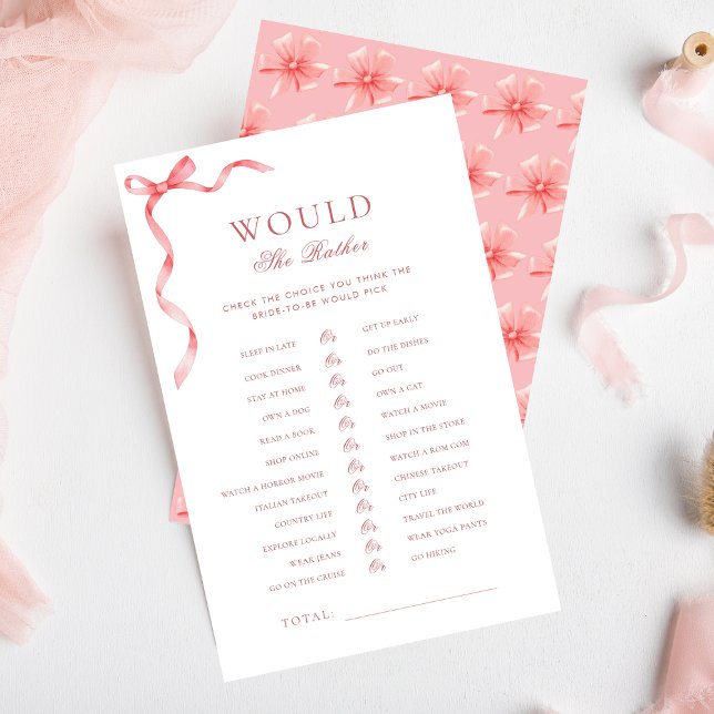 Roze lint Vrijgezellenfeest wil ze liever spel (Creator heeft geüpload)