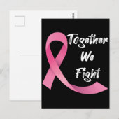Roze lint Vrouwen Kanker Bewustzijn Borstkanker Briefkaart (Voorkant / Achterkant)