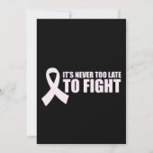 Roze lint Vrouwen Kanker Bewustzijn Borstkanker Kaart (Voorkant)