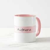 Roze lintboog mok (Voorkant rechts)