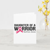 Roze lintdochter van een aangeboren borstkanker AW Kaart (Gele Bloem)