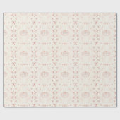 Roze Linten & Bogen Geïnspireerd Cadeauverpakking Cadeaupapier (Vlak)