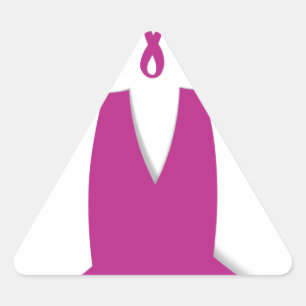 Roze linten borstkanker bewustzijnskunstprint sticker