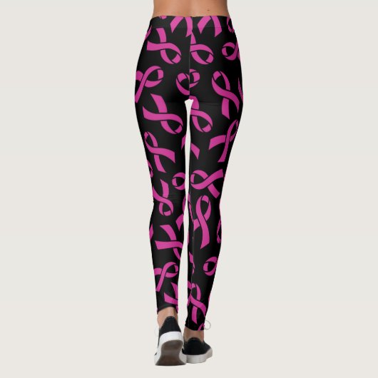 Roze linten... borstkanker leggings (Achterkant)