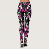 Roze linten... borstkanker leggings (Achterkant)