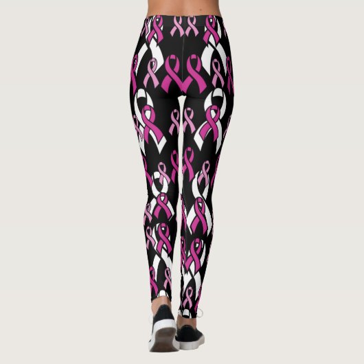 Roze linten... borstkanker leggings (Achterkant)