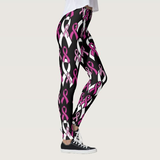 Roze linten... borstkanker leggings (Rechts)