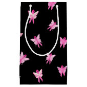 Roze linten Butterflies voor Survivor Klein Cadeauzakje (Voorkant)