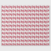 Roze linten. cadeaupapier (Vlak)
