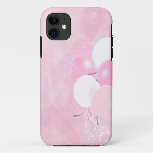 Roze linten Case-Mate iPhone case (Achterkant)