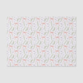 Roze linten decoupage tissuepapier (Voorkant)