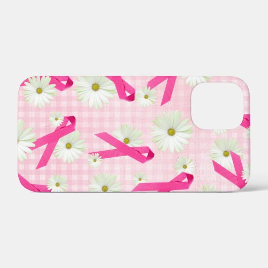 Roze linten en Daisies Case-Mate iPhone Case (Achterkant (horizontaal))