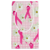 Roze linten en Daisies Klein Cadeauzakje (Voorkant)