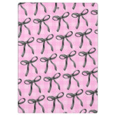 Roze & linten esthetische Coquette Klembord (Achterkant)