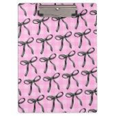 Roze & linten esthetische Coquette Klembord (Voorkant)