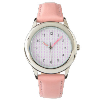 Roze linten horloge