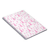 Roze linten, ik geef om._ notitieboek (Rechterzijde)