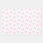 Roze linten inpakpapier vel (Voorkant 3)