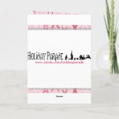 Roze linten Kaart (Achterkant)