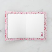 Roze linten Kaart (Binnen)