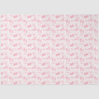 Roze linten & stippen tissuepapier
