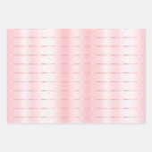 Roze linten strik bruidsdouche inpakpapier vel (Voorkant)