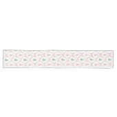 Roze linten tafel runner lange tafelloper (Horizontaal)