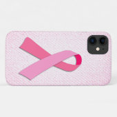 Roze lintje Case-Mate iPhone case (Achterkant (horizontaal))