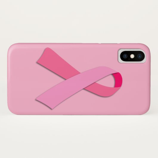 Roze lintje Case-Mate iPhone case (Achterkant (horizontaal))