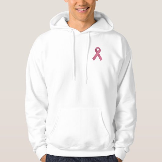 Roze lintje hoodie (Voorkant)