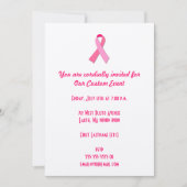 Roze lintje kaart (Voorkant)