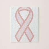 Roze lintje legpuzzel (Verticaal)