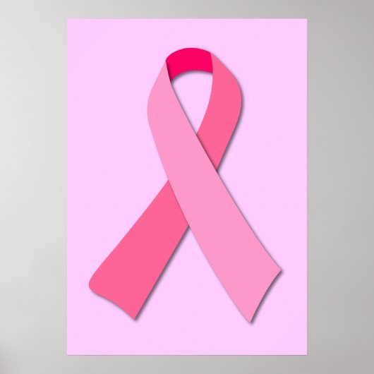Roze lintje poster (Voorkant)