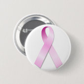 Roze lintje ronde button 5,7 cm (Voorkant /achterkant)