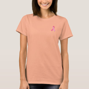 Roze lintje t-shirt