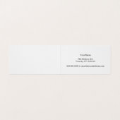 Roze lintje visitekaartje (Binnenkant ongevouwen)