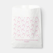 Roze lintjes bedankzakje (Voorkant)