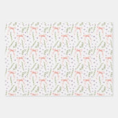 Roze lintjes  inpakpapier vel (Voorkant 2)