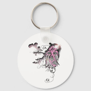 roze lintkruis sleutelhanger