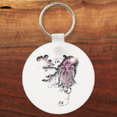 roze lintkruis sleutelhanger (Voorkant)